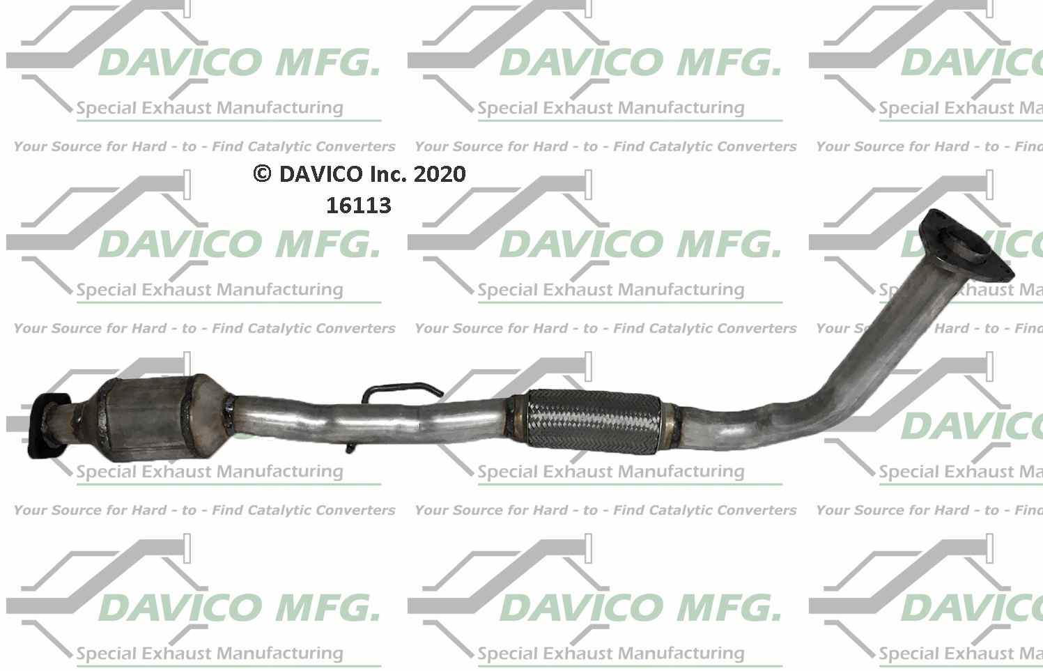 Davico Mfg Exact-Fit Catalytic Converter 16113