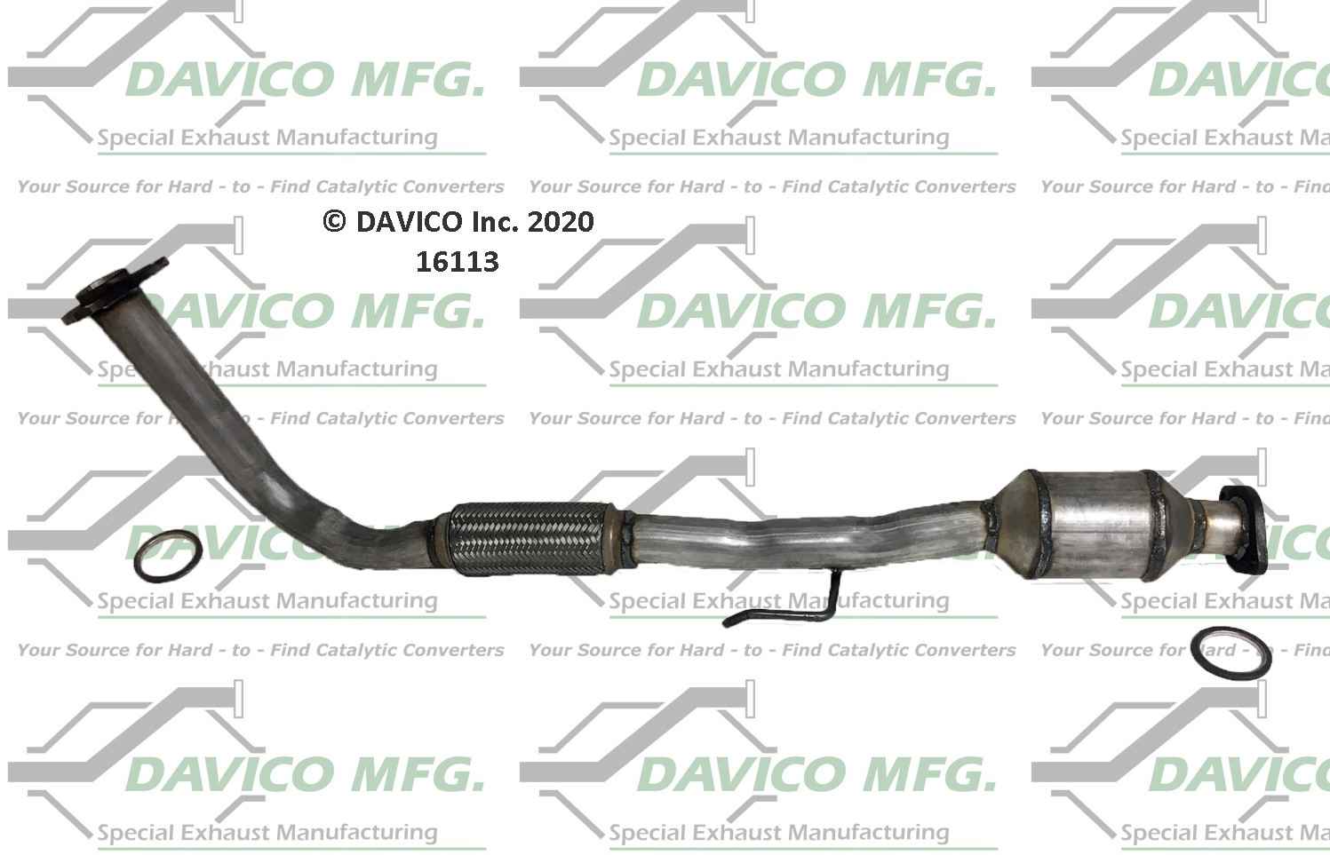 Davico Mfg Exact-Fit Catalytic Converter 16113