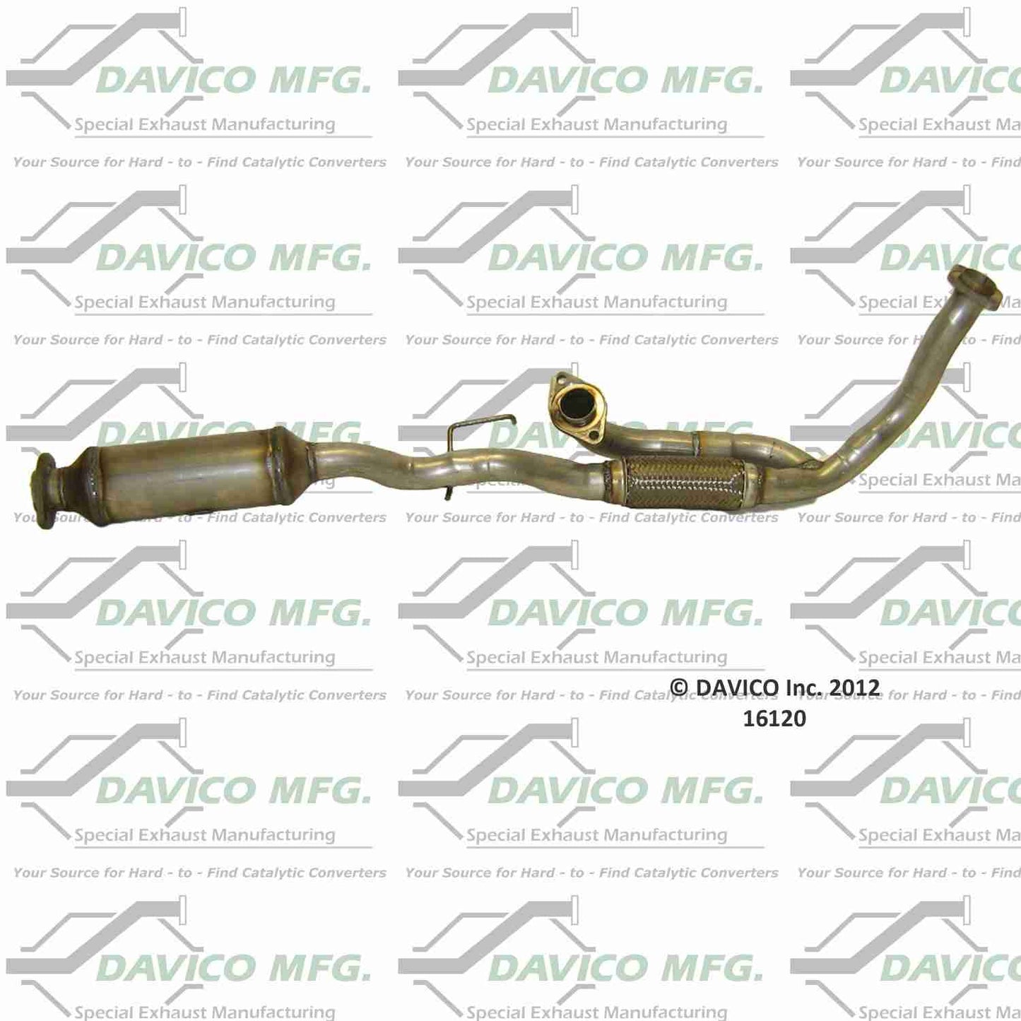 Davico Mfg Exact-Fit Catalytic Converter 16120