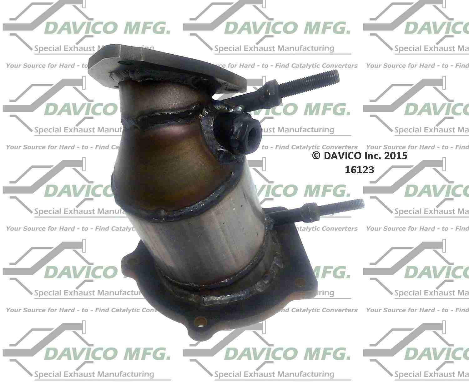 Davico Mfg Exact-Fit Catalytic Converter - Pre converter 16123