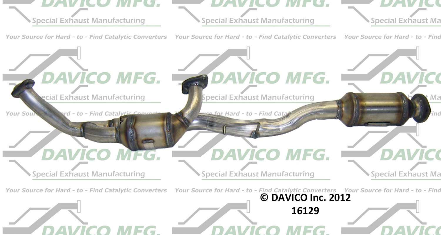 Davico Mfg Exact-Fit Catalytic Converter 16129