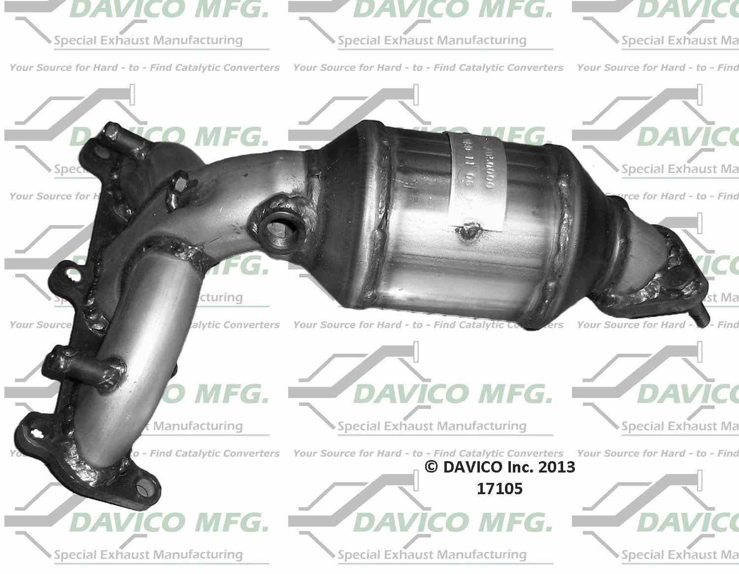 Davico Mfg Exact-Fit Catalytic Converter - Manifold 17105