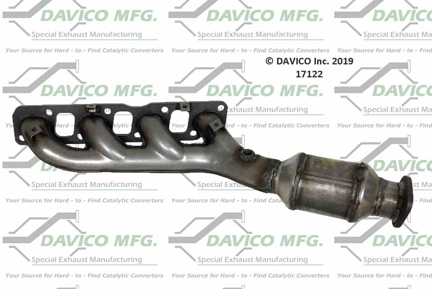 Davico Mfg Exact-Fit Catalytic Converter - Manifold 17122