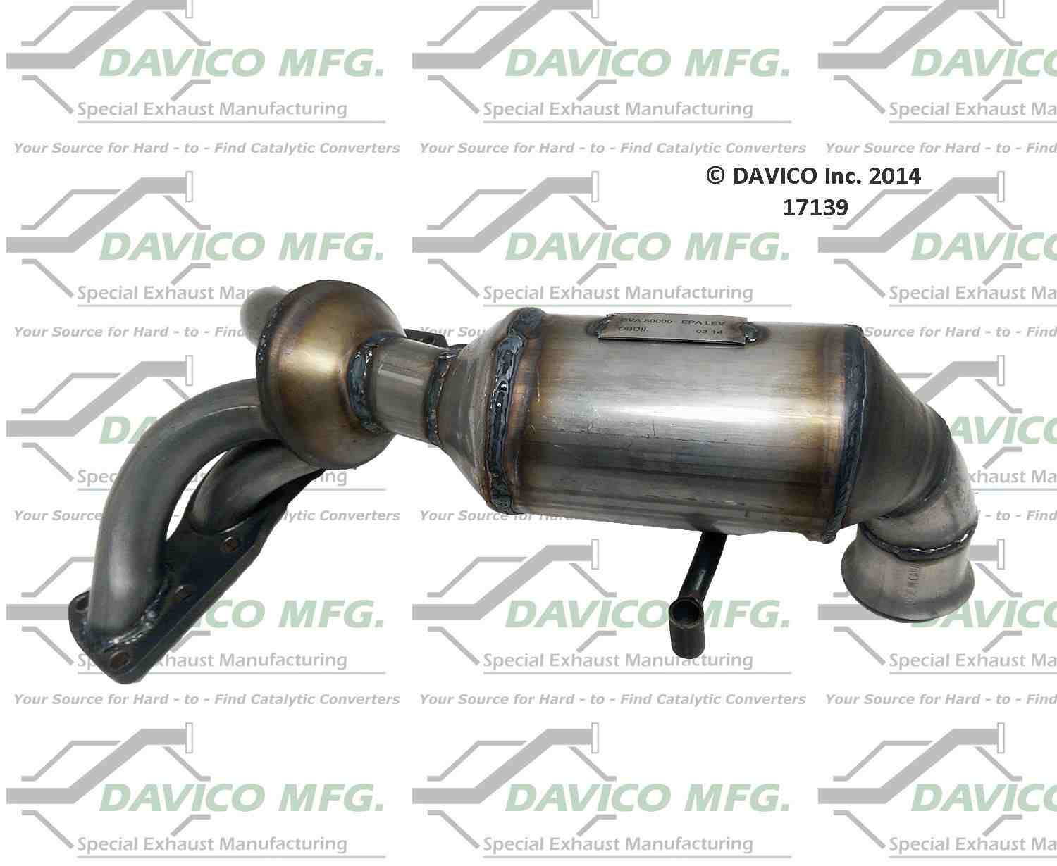 Davico Mfg Exact-Fit Catalytic Converter 17139