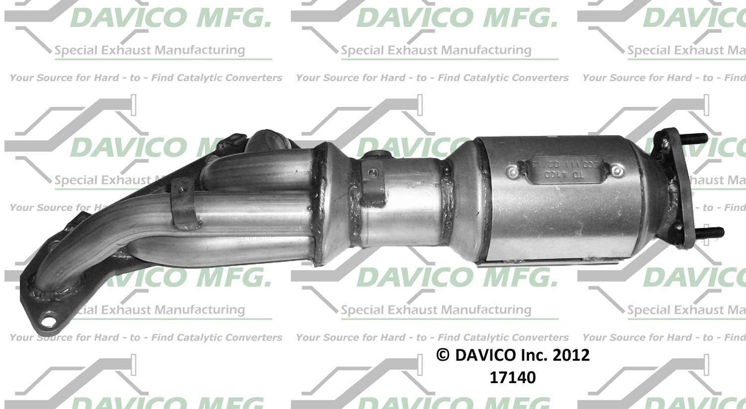 Davico Mfg Exact-Fit Catalytic Converter - Manifold 17140