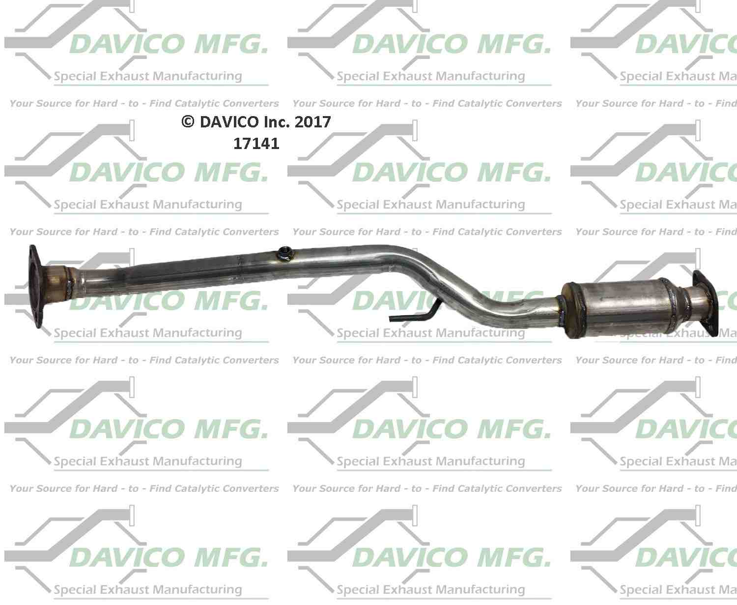 Davico Mfg Exact-Fit Catalytic Converter 17141