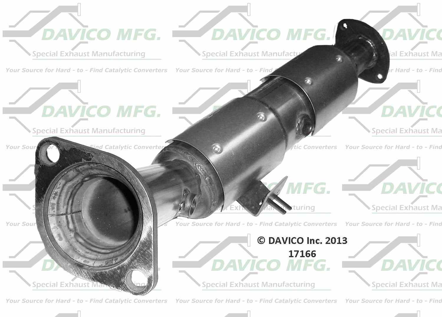 Davico Mfg Exact-Fit Catalytic Converter 17166