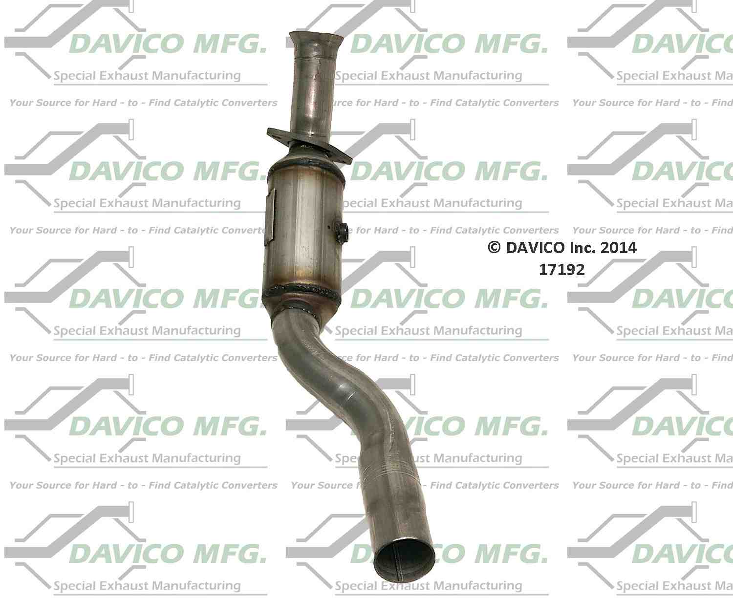 Davico Mfg Exact-Fit Catalytic Converter 17192