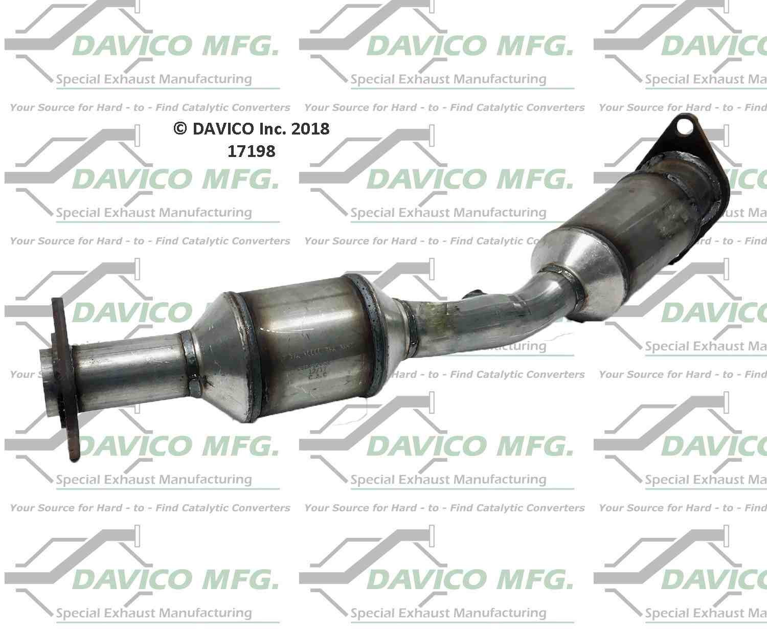 Davico Mfg Exact-Fit Catalytic Converter 17198