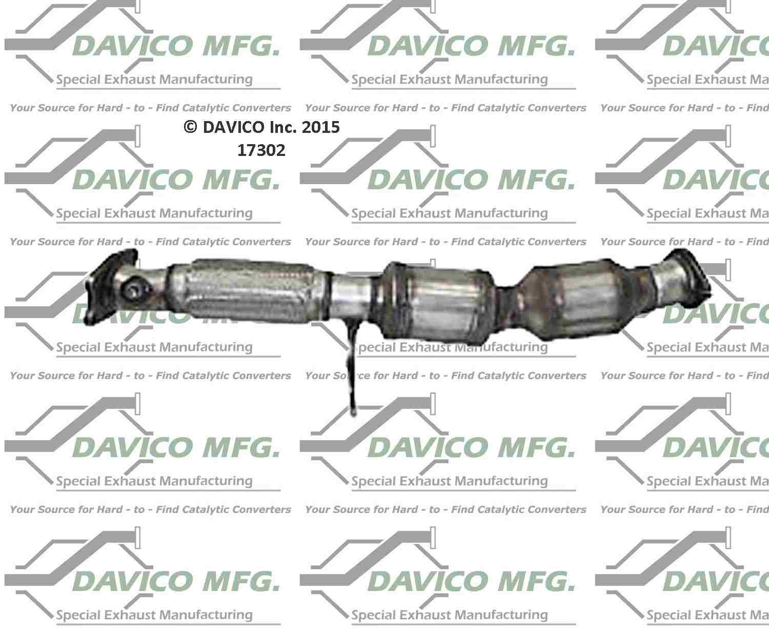Davico Mfg Exact-Fit Catalytic Converter 17302