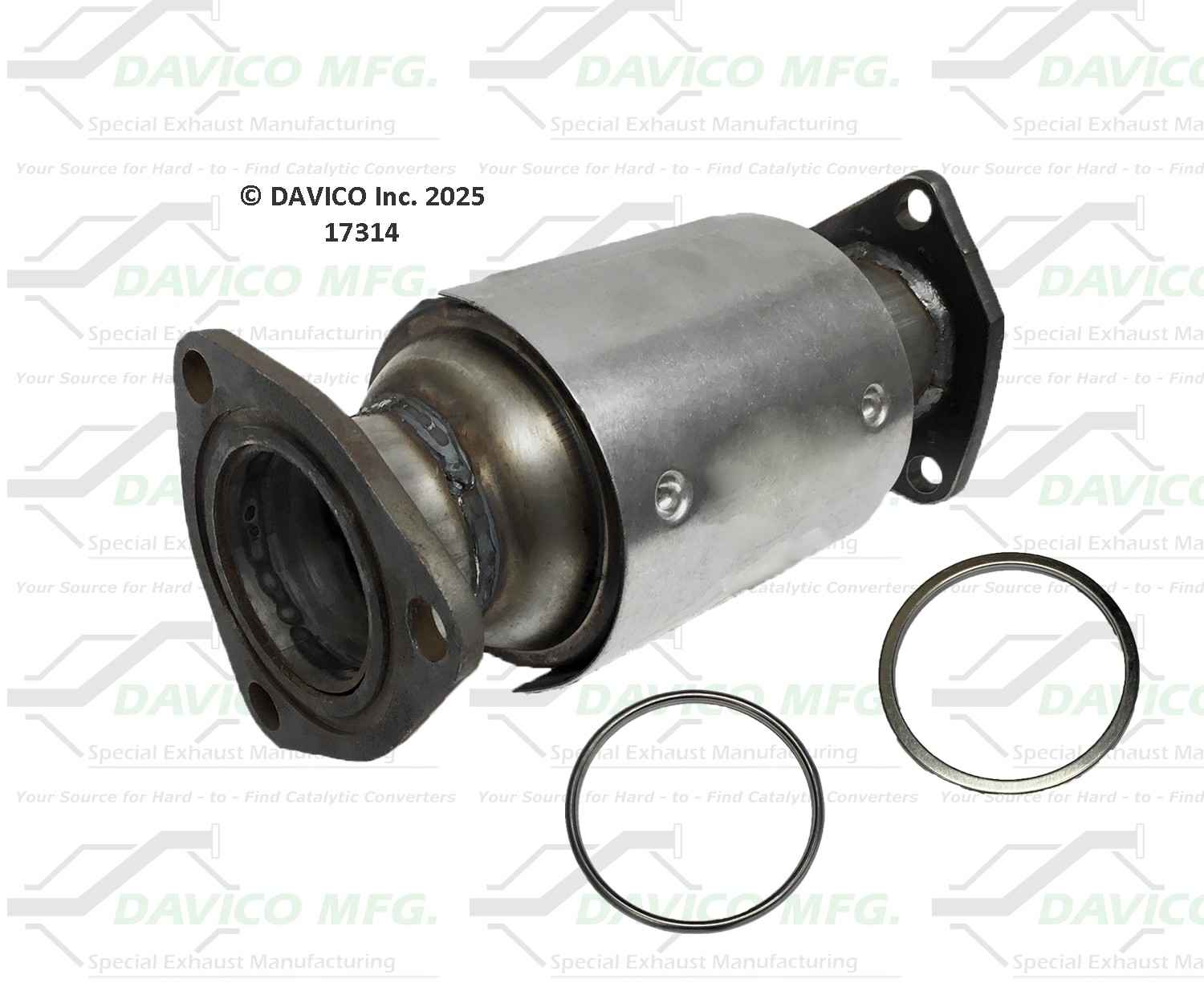 Davico Mfg Exact-Fit Catalytic Converter 17314
