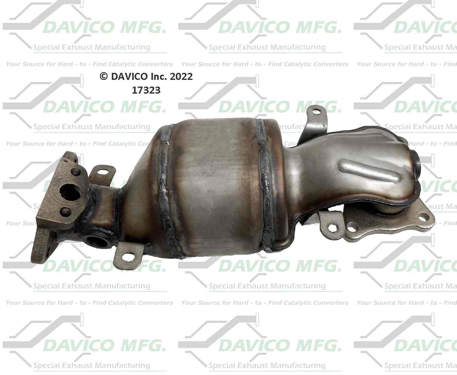 Davico Mfg Exact-Fit Catalytic Converter - Pre converter 17323
