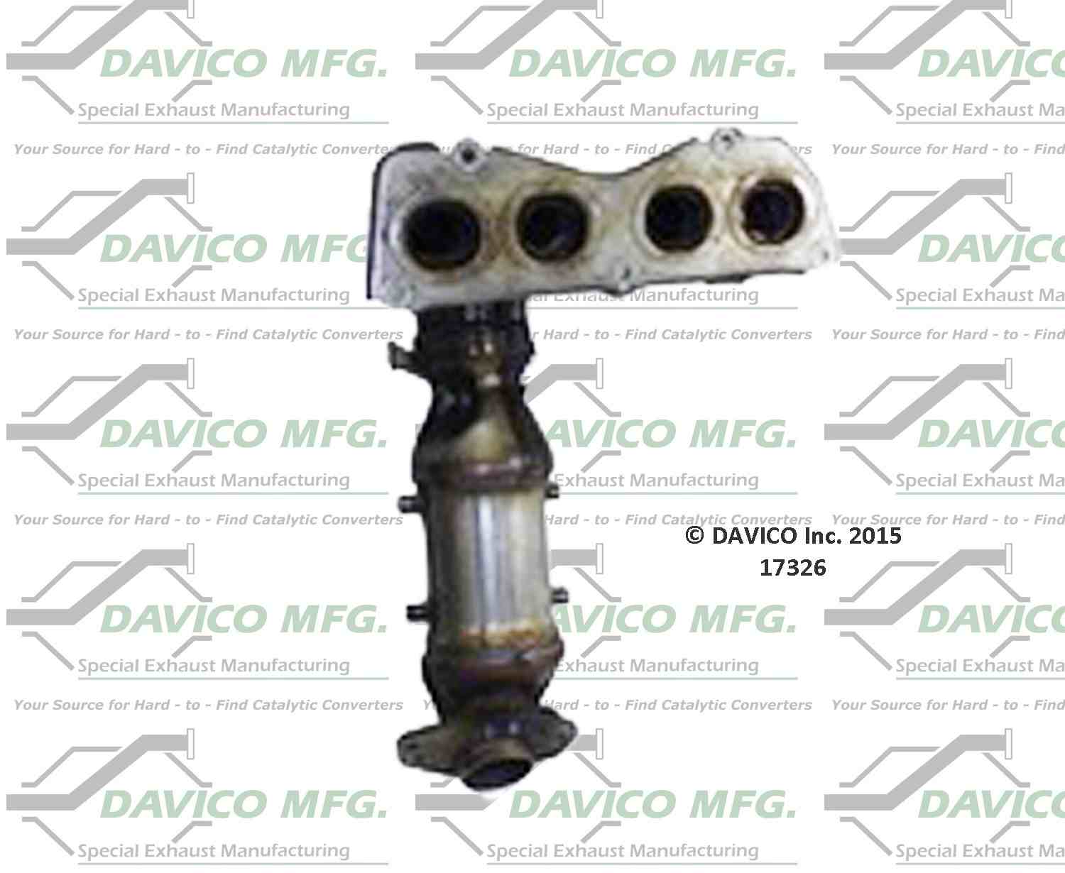 Davico Mfg Exact-Fit Catalytic Converter 17326