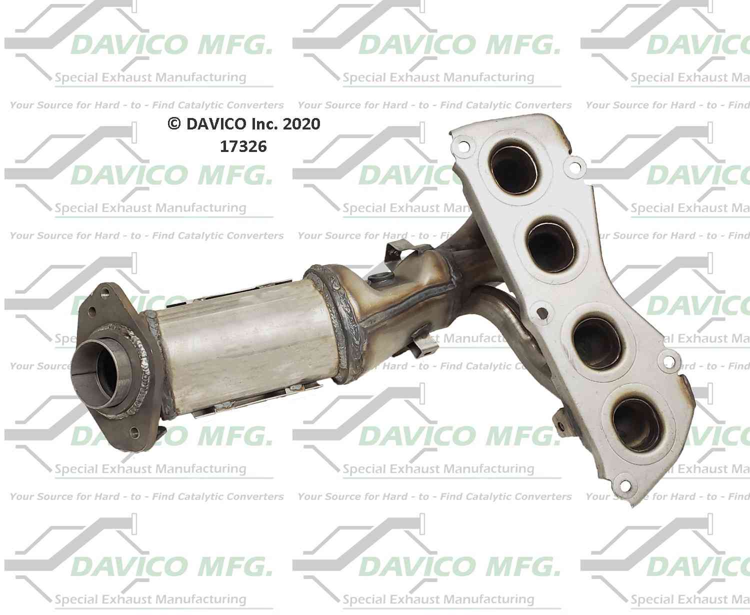 Davico Mfg Exact-Fit Catalytic Converter 17326