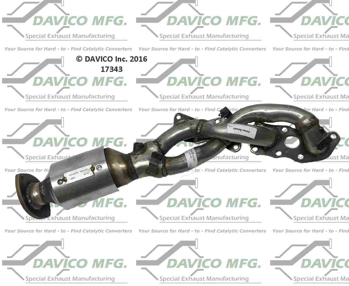 Davico Mfg Exact-Fit Catalytic Converter 17343