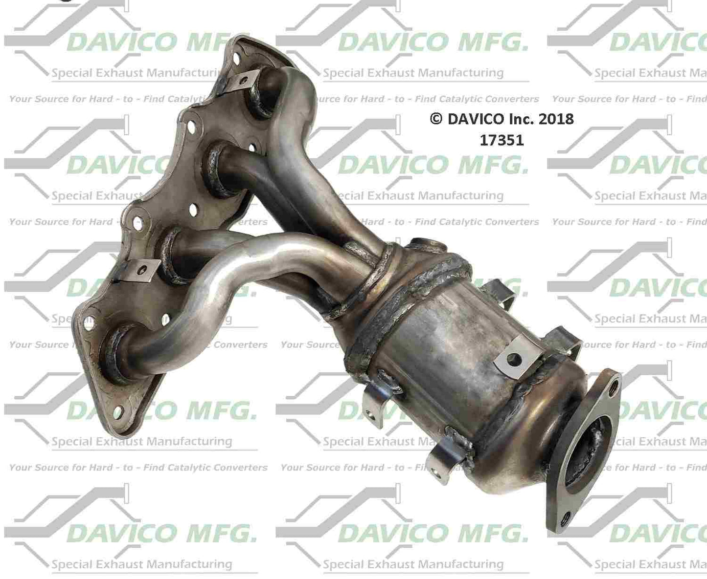 Davico Mfg Exact-Fit Catalytic Converter 17351