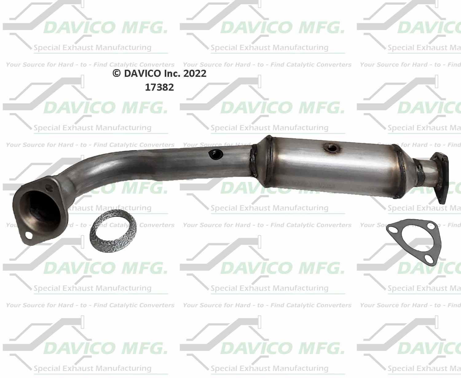 Davico Mfg Exact-Fit Catalytic Converter 17382