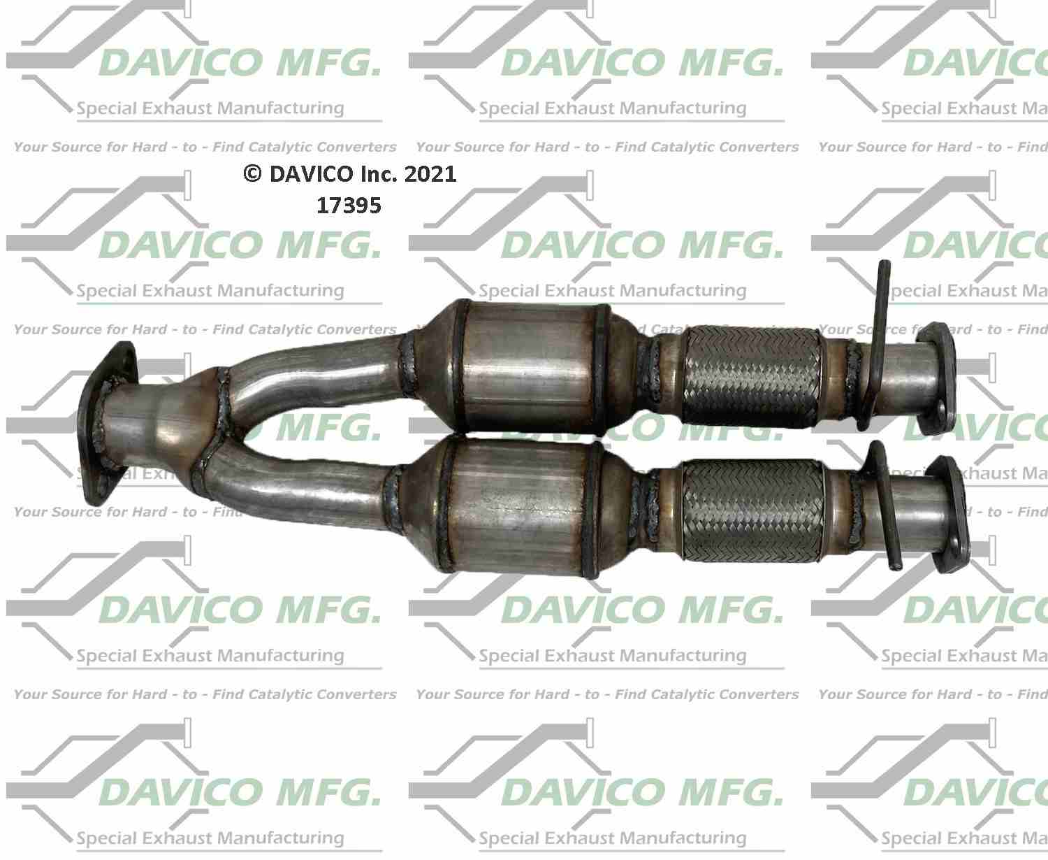 Davico Mfg Exact-Fit Catalytic Converter 17395