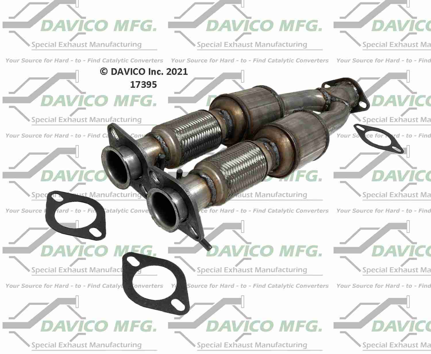 Davico Mfg Exact-Fit Catalytic Converter 17395