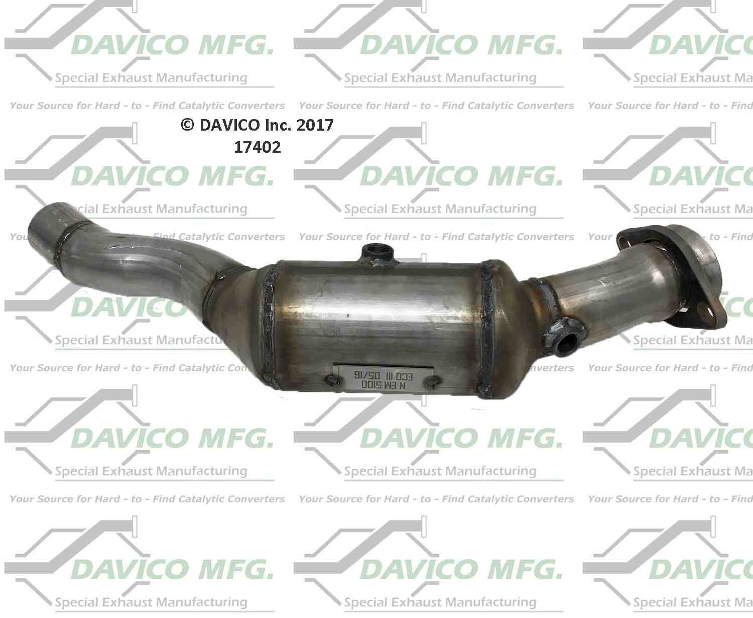 Davico Mfg Exact-Fit Catalytic Converter 17402