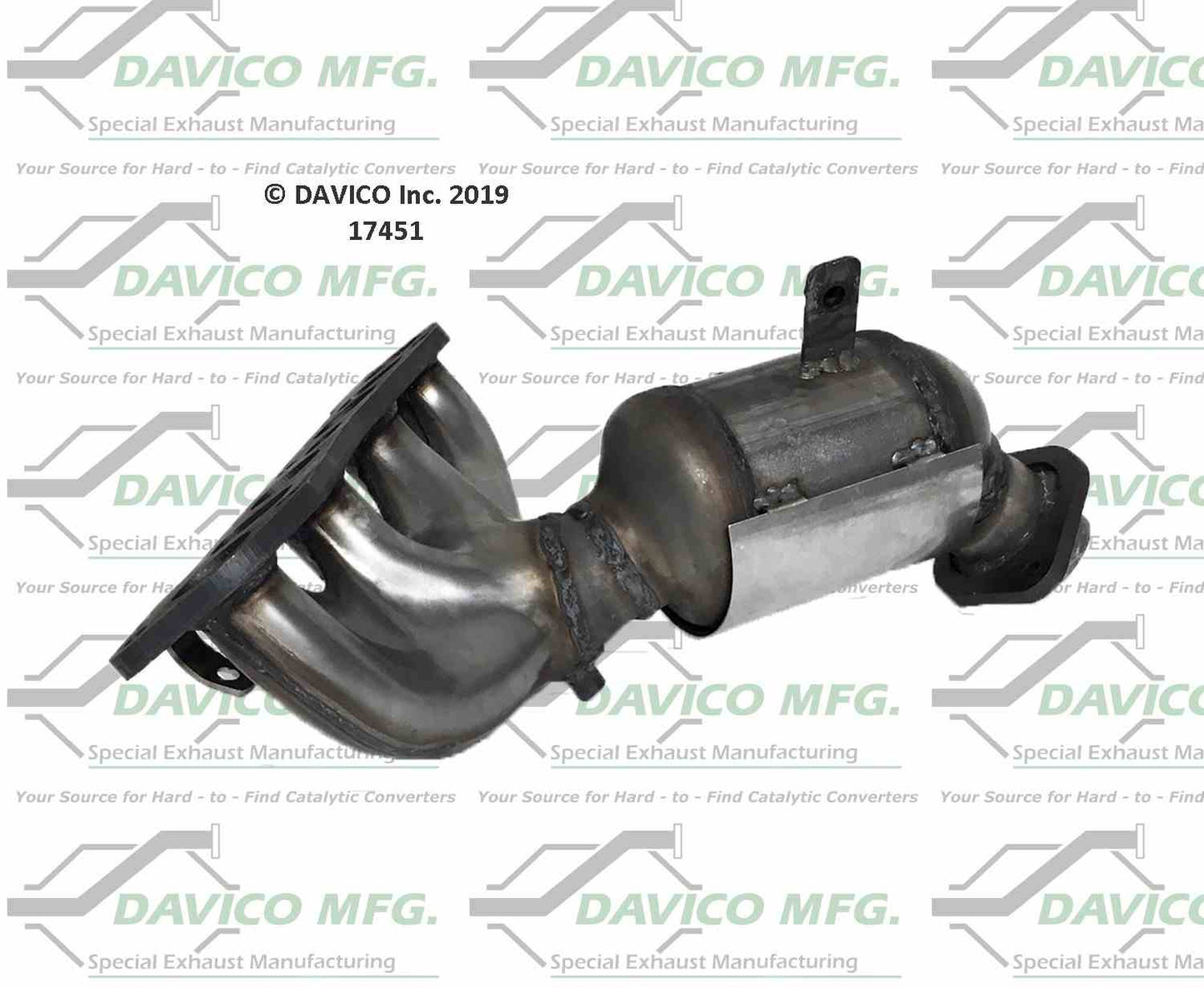 Davico Mfg Exact-Fit Catalytic Converter 17451