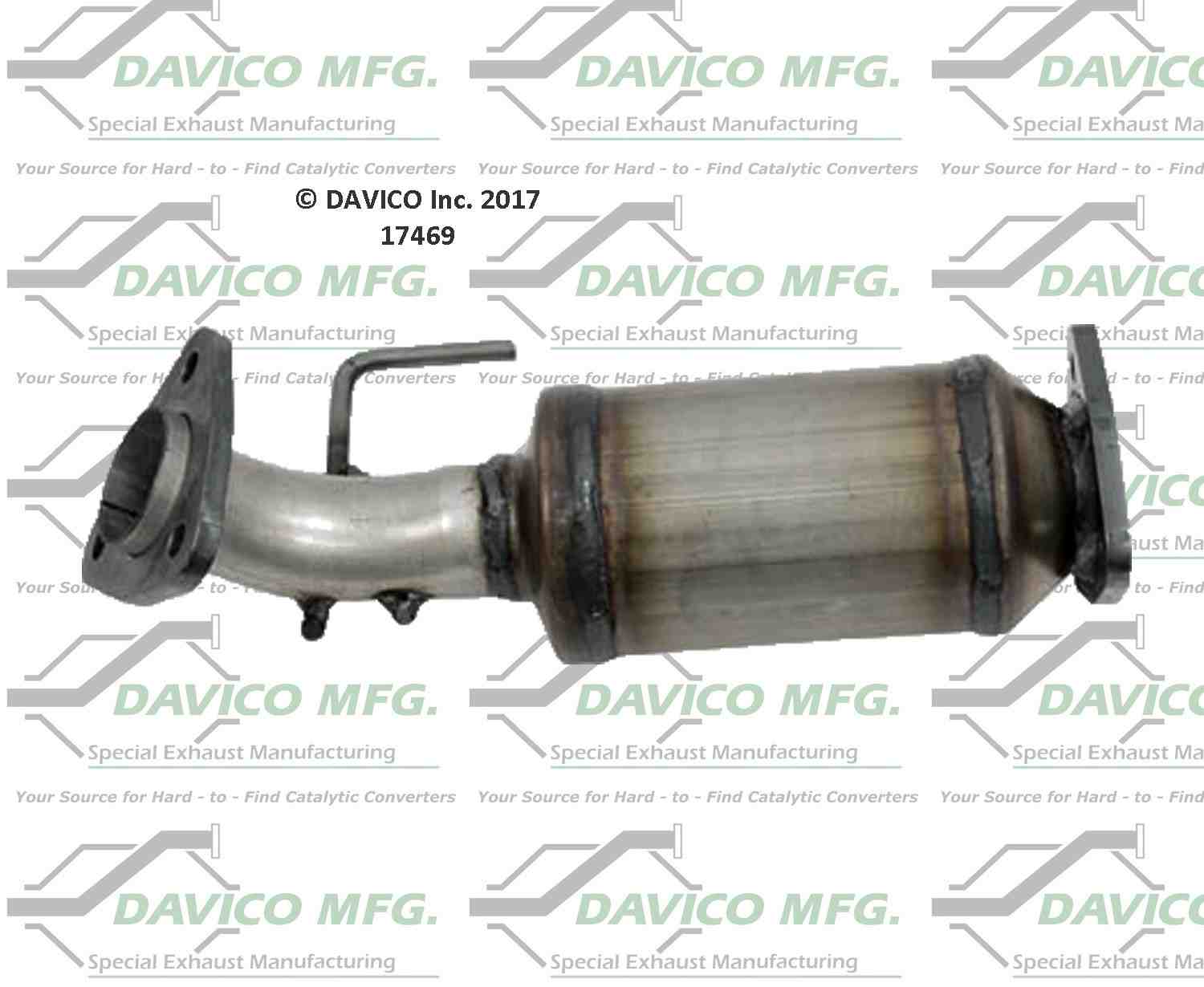Davico Mfg Exact-Fit Catalytic Converter 17469
