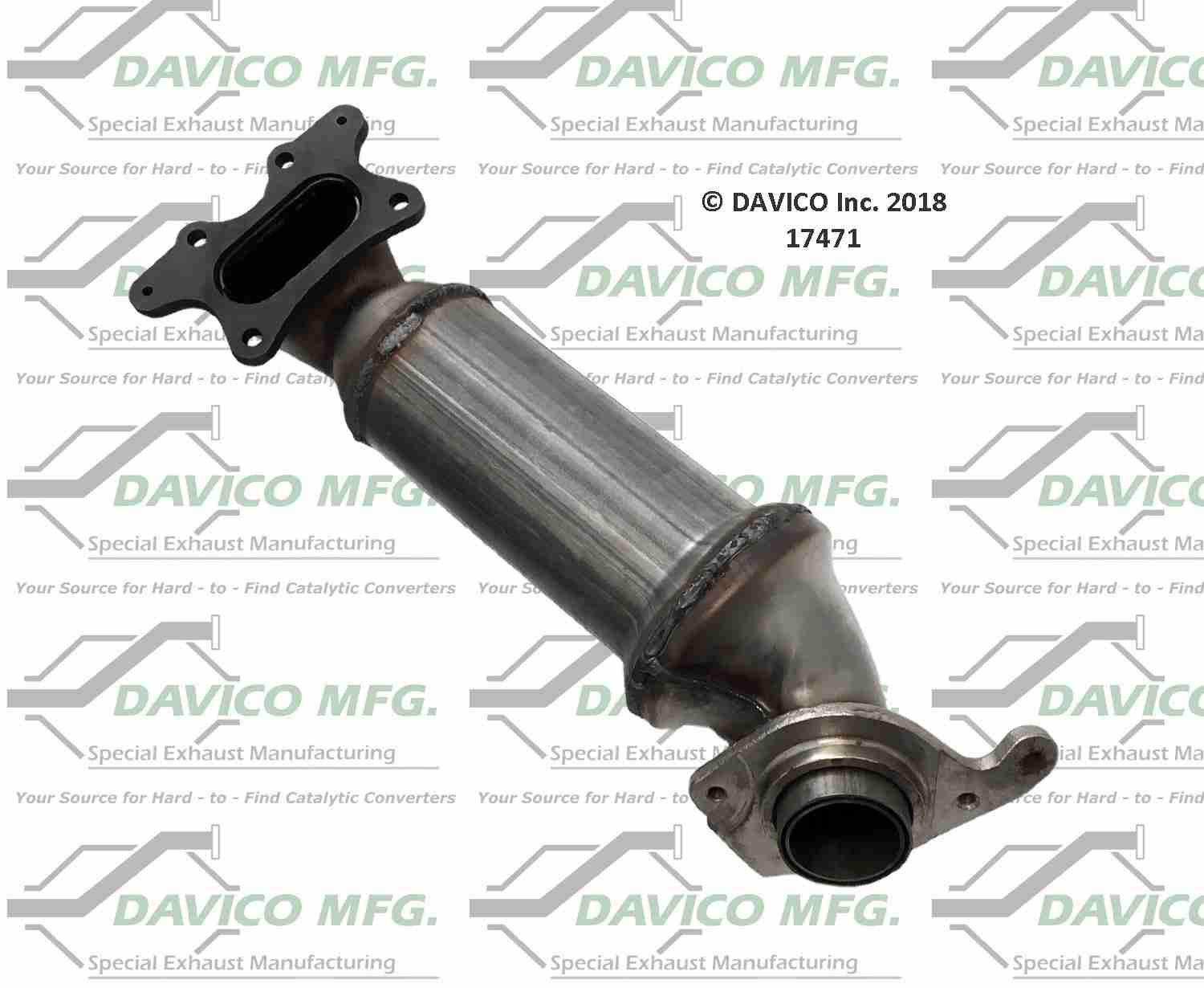 Davico Mfg Exact-Fit Catalytic Converter 17471