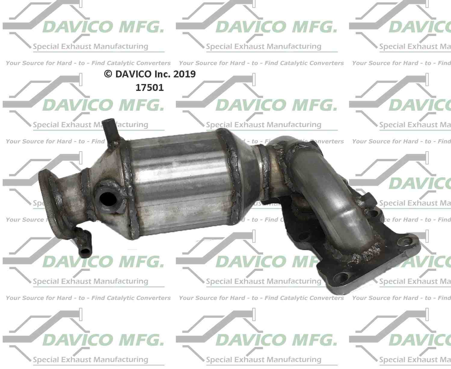Davico Mfg Exact-Fit Catalytic Converter 17501