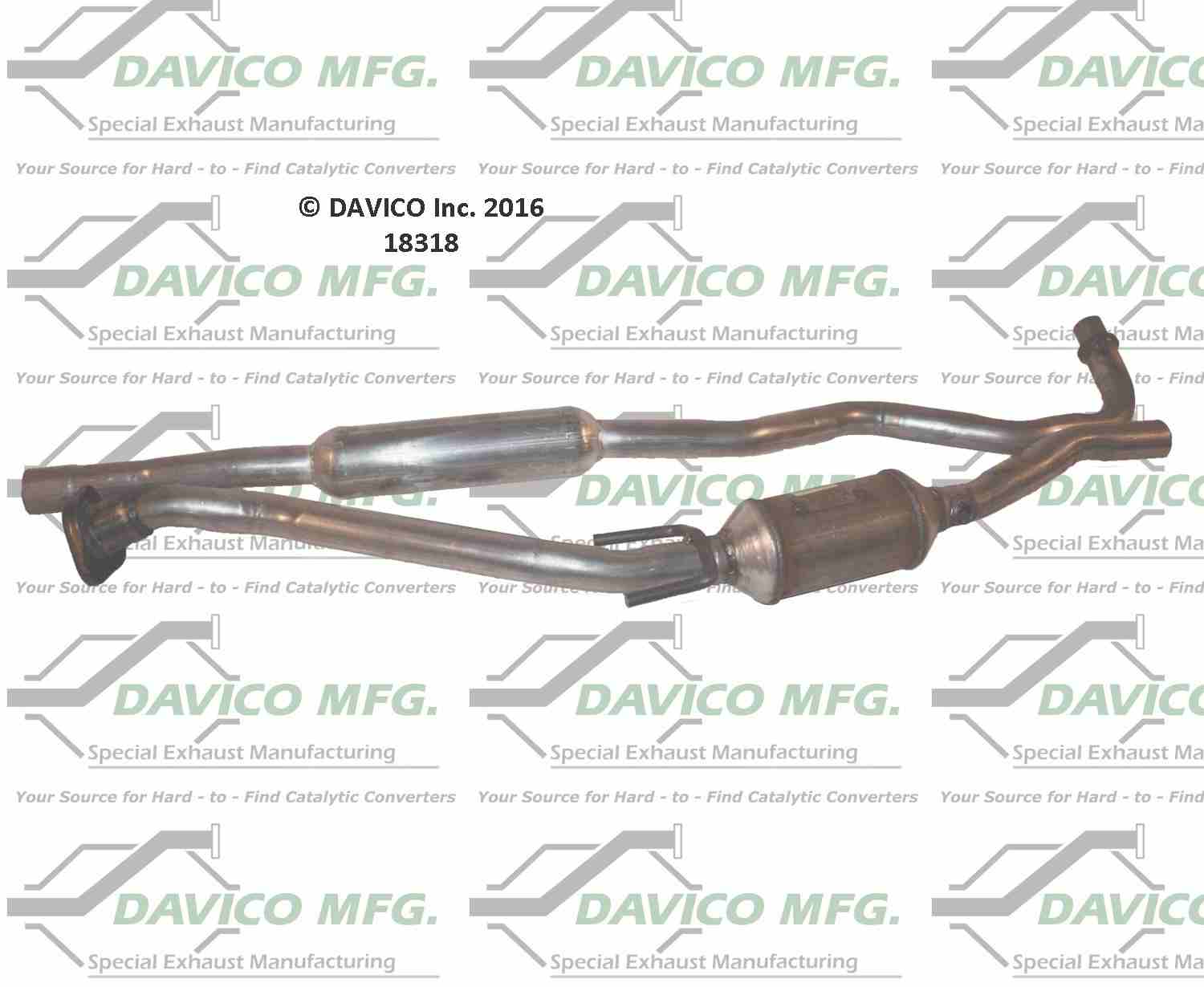 Davico Mfg Direct Fit CARB 175040