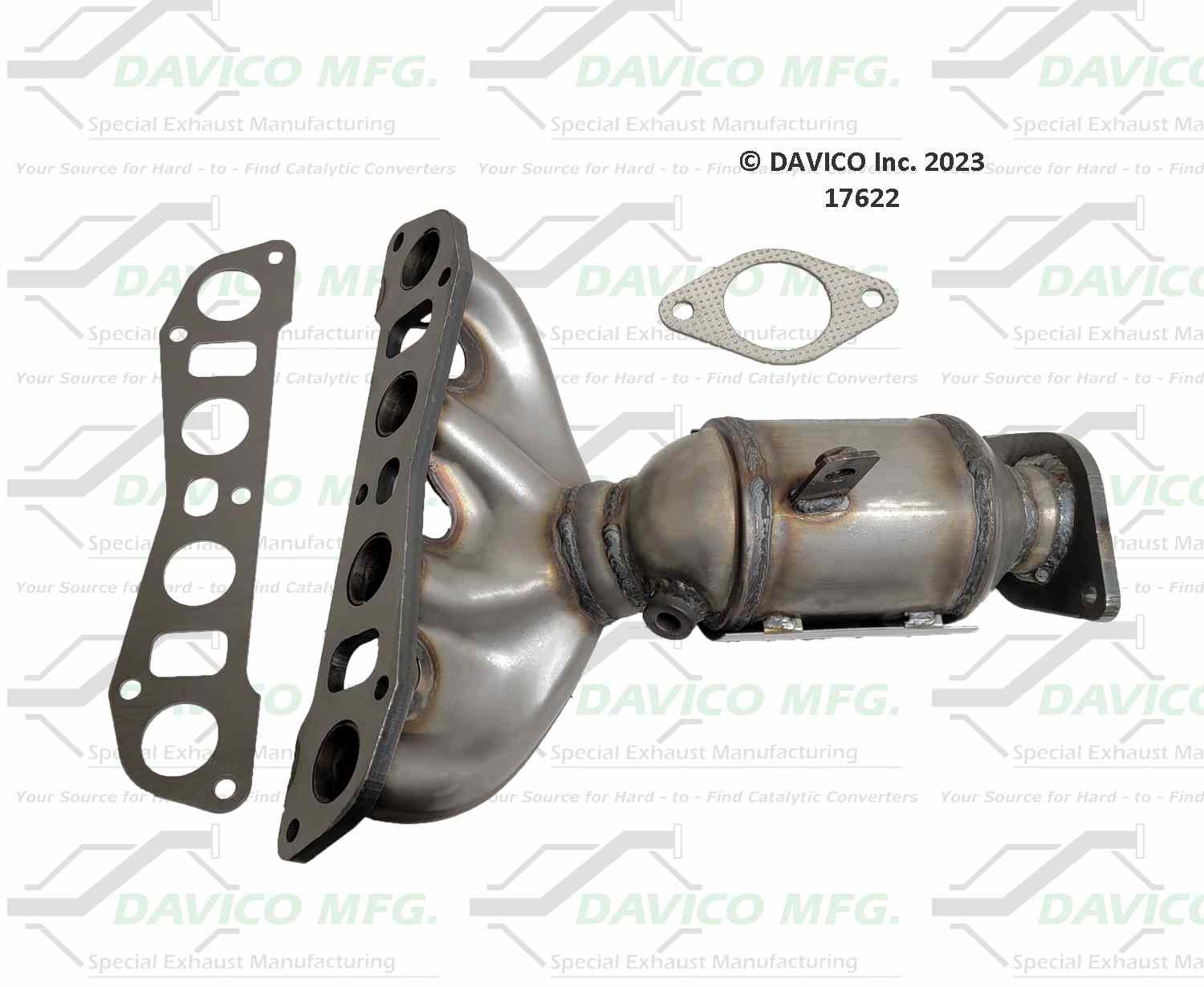 Davico Mfg Exact-Fit Catalytic Converter 17622