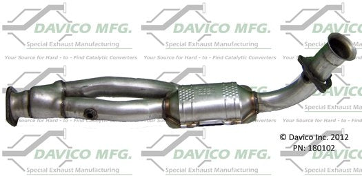 Davico Mfg Exact-Fit Catalytic Converter 180102