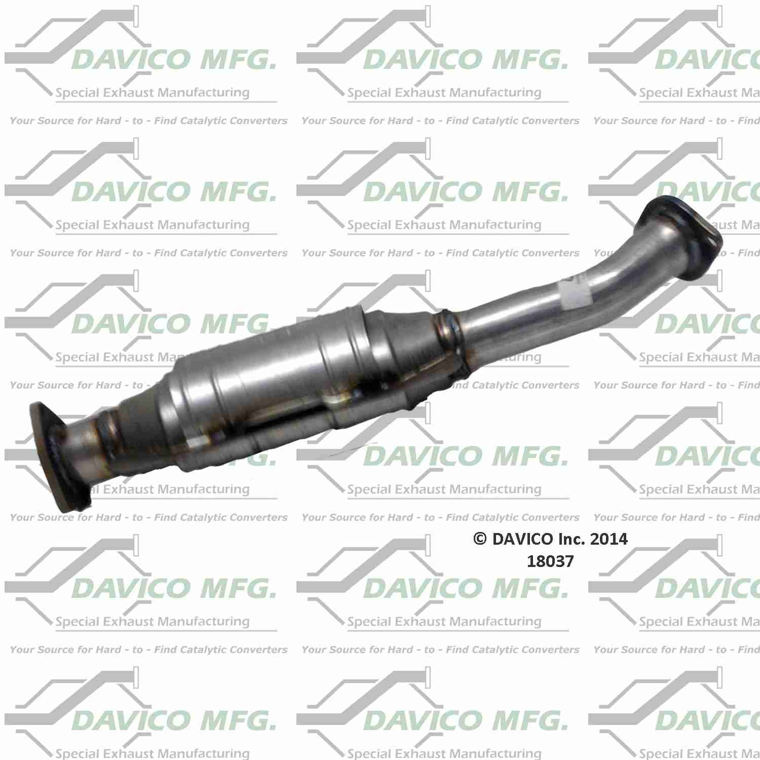 Davico Mfg Exact-Fit Catalytic Converter 18037