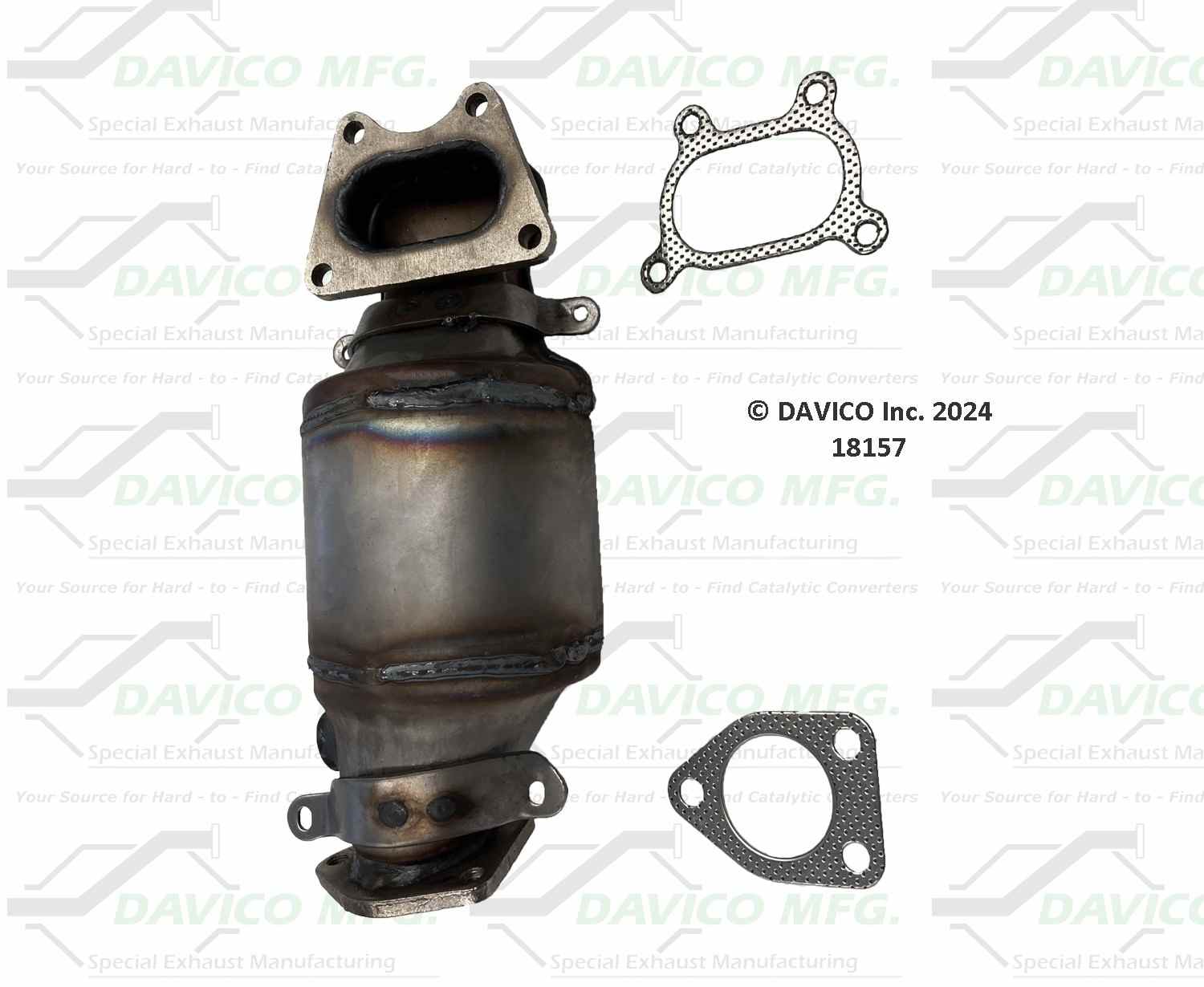 Davico Mfg Exact-Fit Catalytic Converter - Pre converter 18157