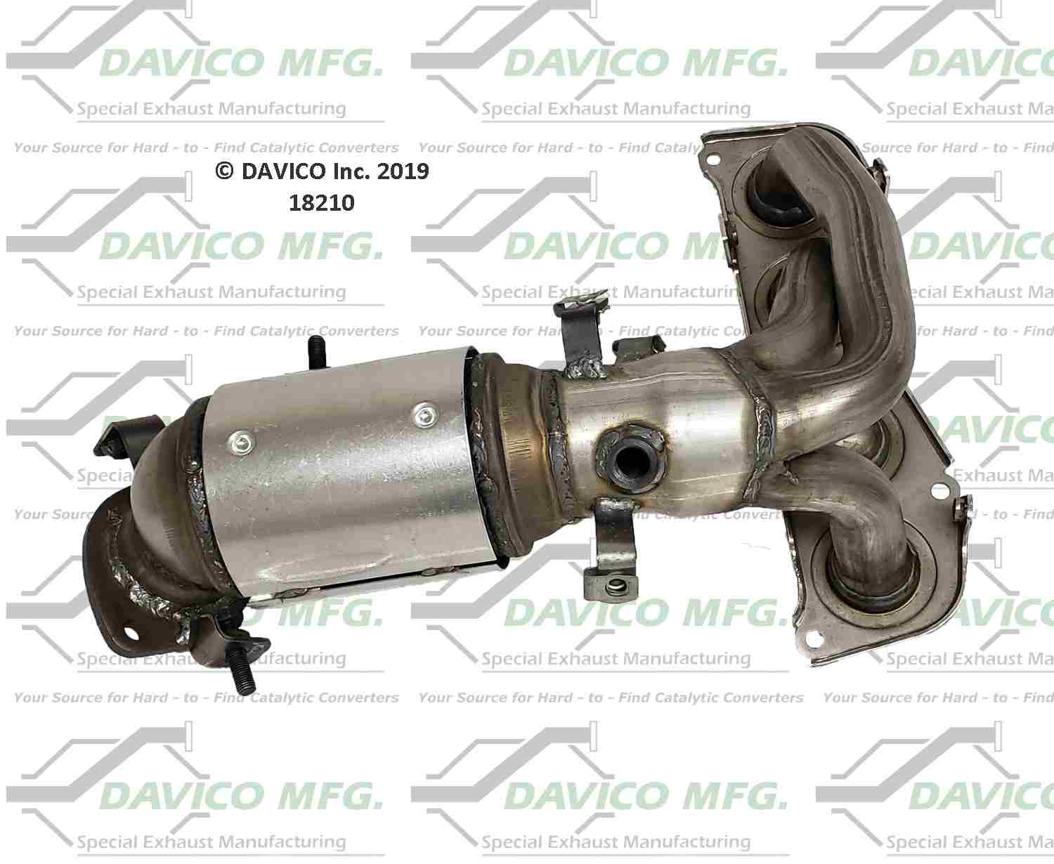 Davico Mfg Exact-Fit Catalytic Converter - Manifold 18210