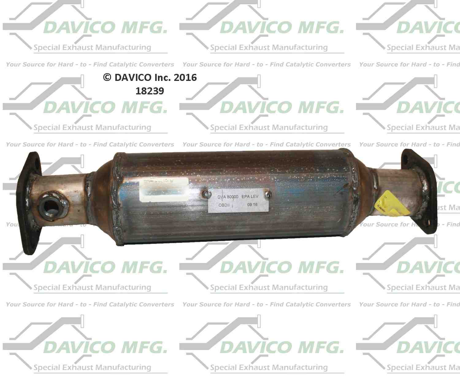 Davico Mfg Exact-Fit Catalytic Converter 18239
