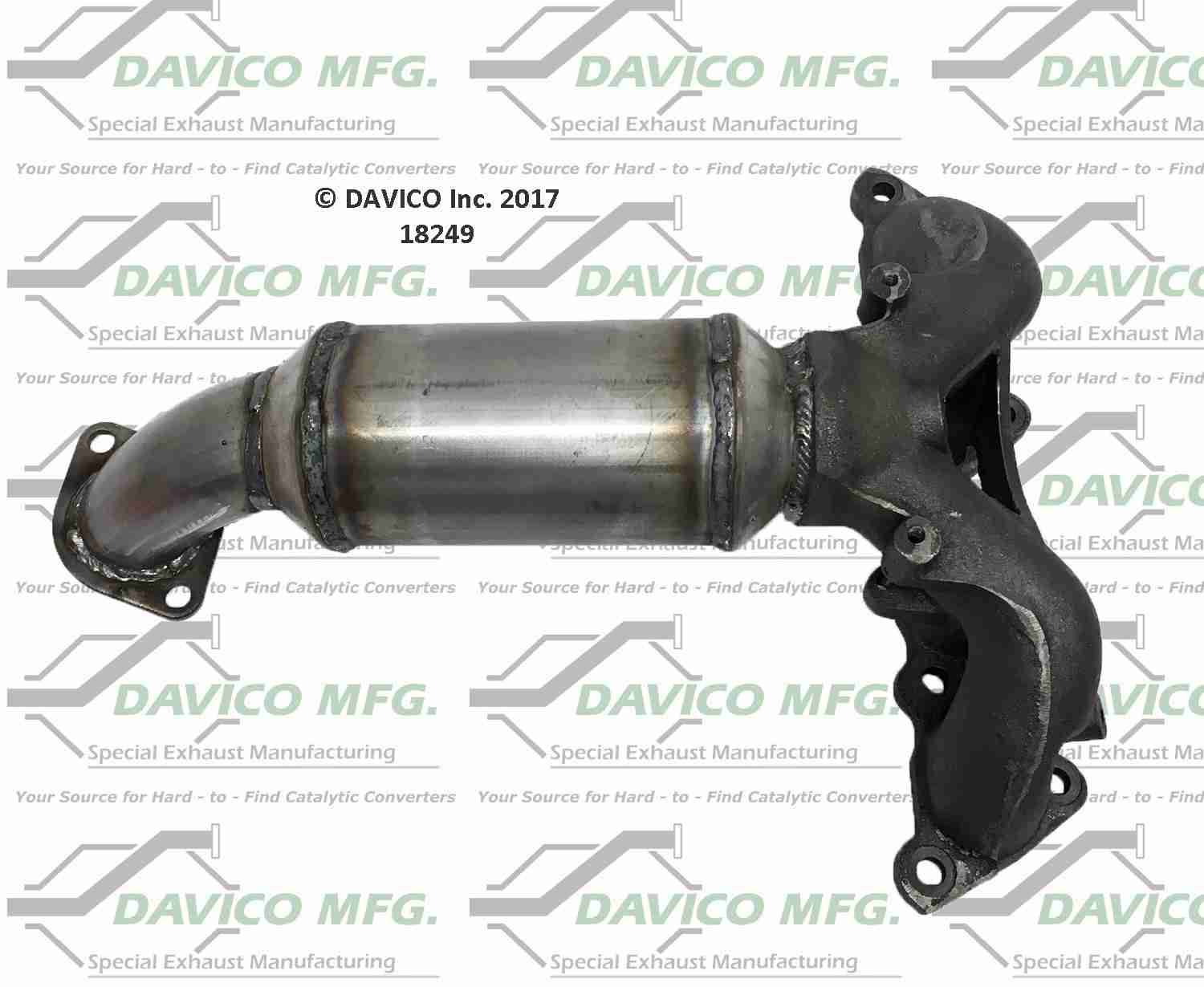 Davico Mfg Exact-Fit Catalytic Converter - Manifold 18249