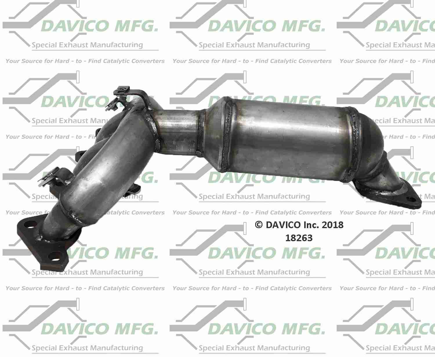 Davico Mfg Exact-Fit Catalytic Converter - Manifold 18263