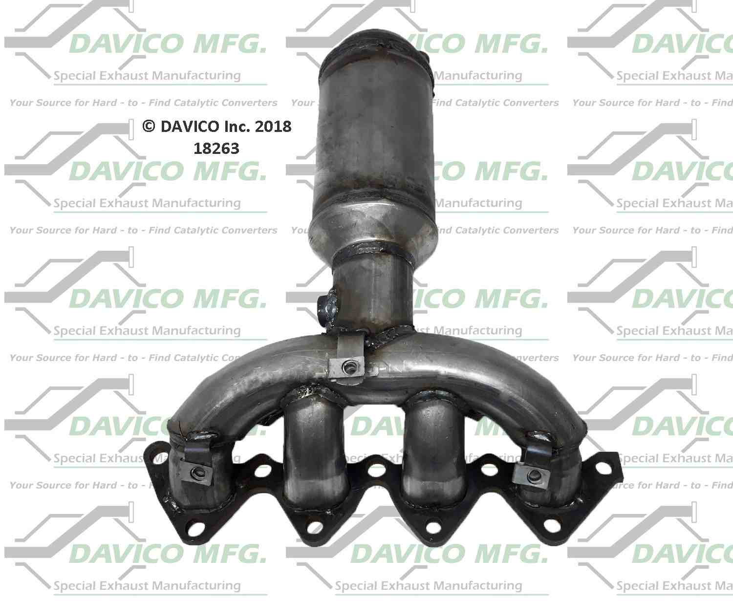 Davico Mfg Exact-Fit Catalytic Converter - Manifold 18263
