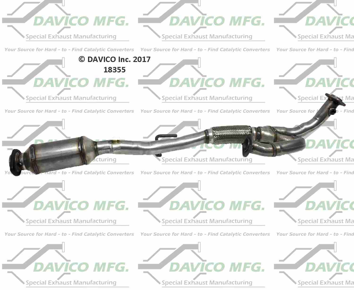 Davico Mfg Catalytic Converter 18355