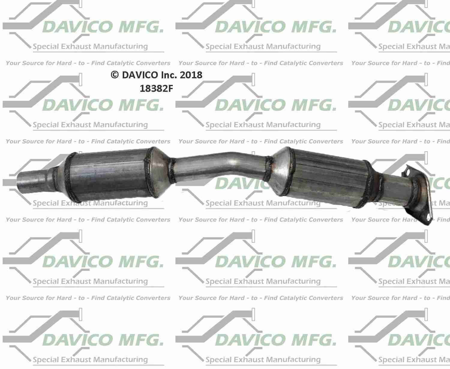 Davico Mfg Exact-Fit Catalytic Converter 18382F