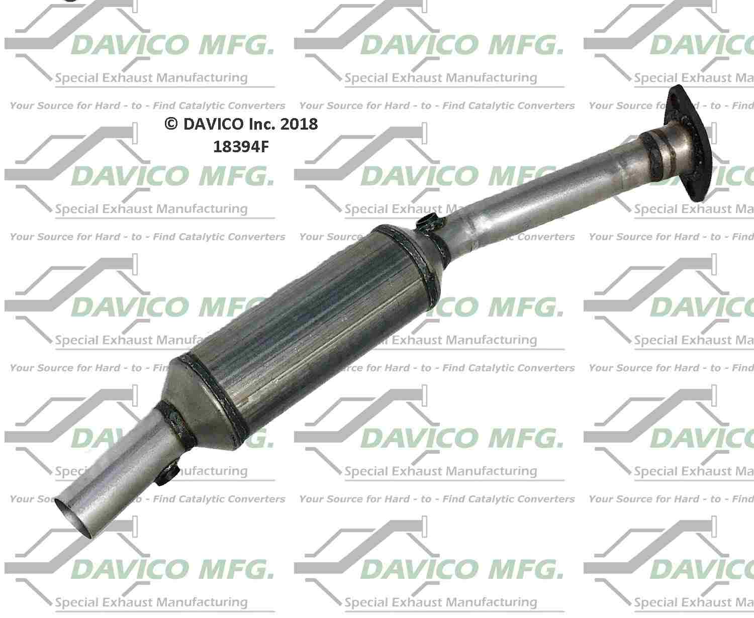 Davico Mfg Exact-Fit Catalytic Converter 18394F