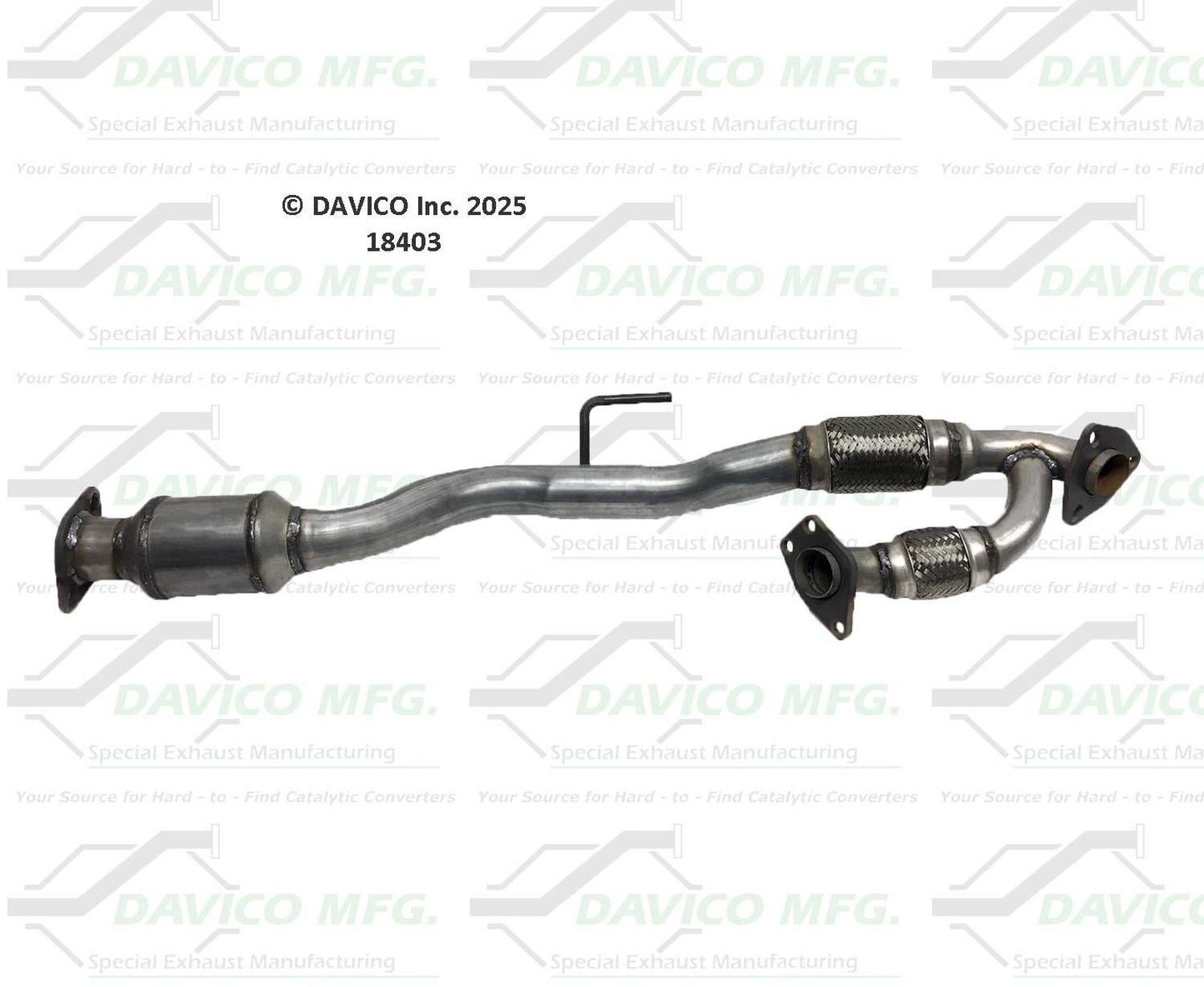 Davico Mfg Exact-Fit Catalytic Converter 18403