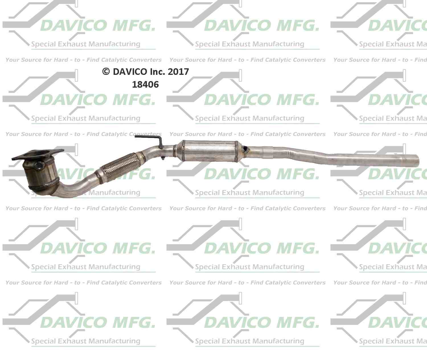 Davico Mfg Catalytic Converter 18406