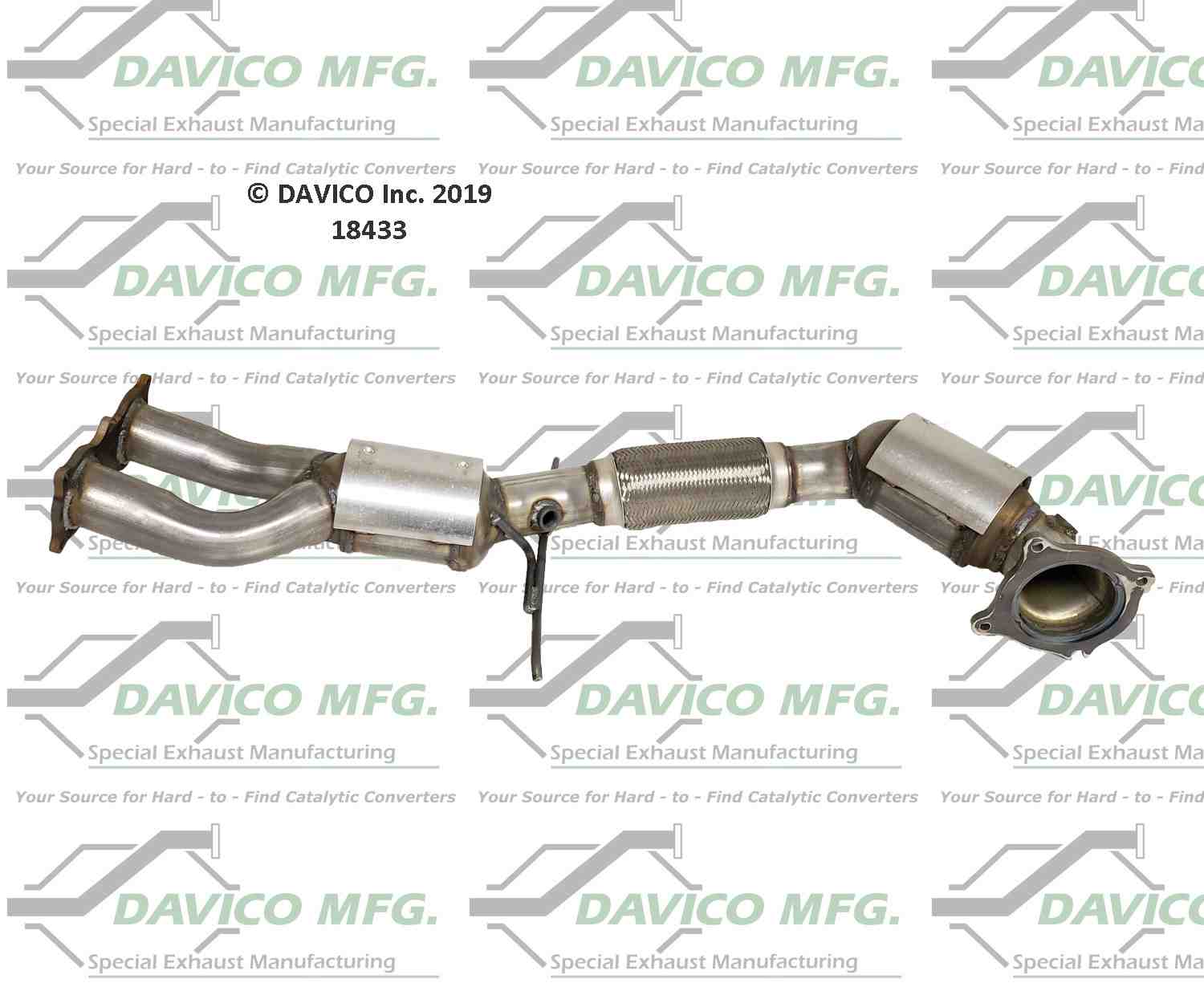 Davico Mfg Catalytic Converter 18433