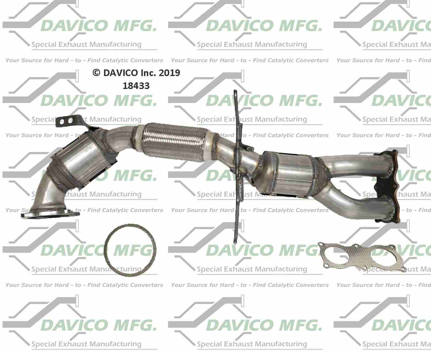Davico Mfg Catalytic Converter 18433