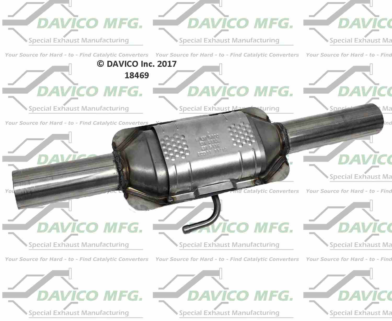 Davico Mfg Exact-Fit Catalytic Converter 18469