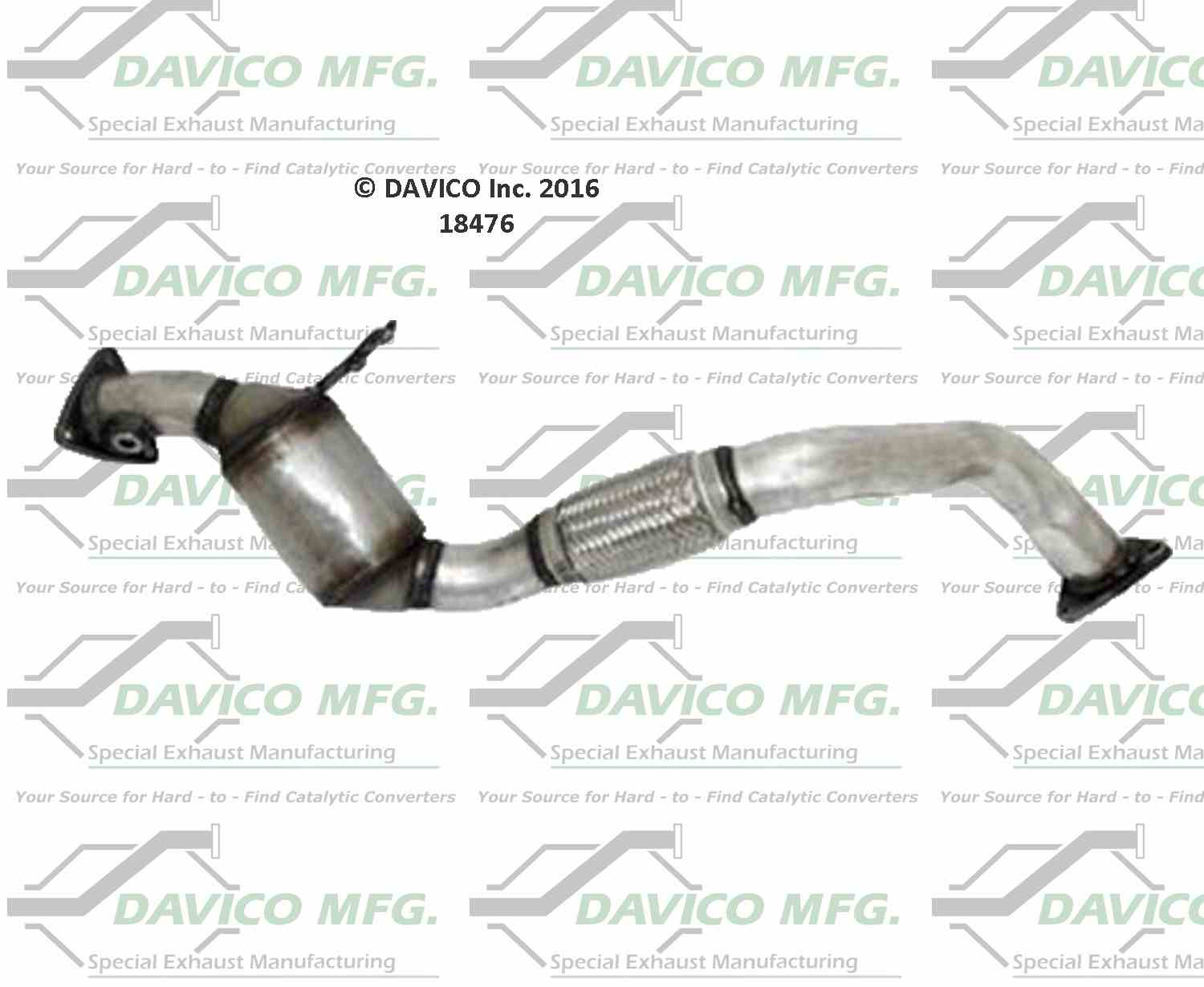 Davico Mfg Catalytic Converter 18476