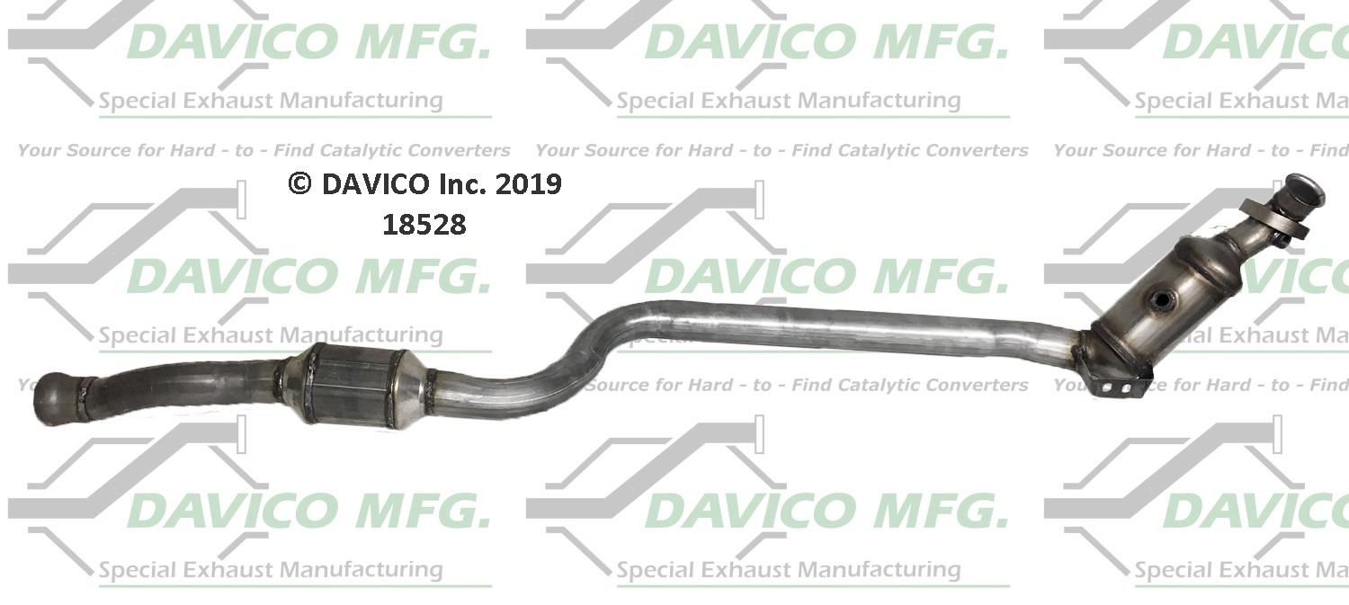 Davico Mfg Exact-Fit Catalytic Converter 18528