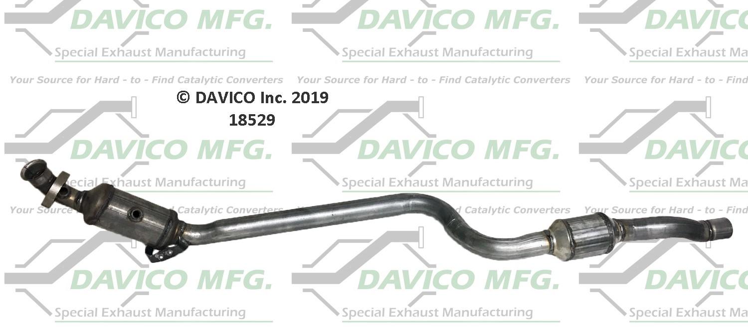 Davico Mfg Exact-Fit Catalytic Converter 18529