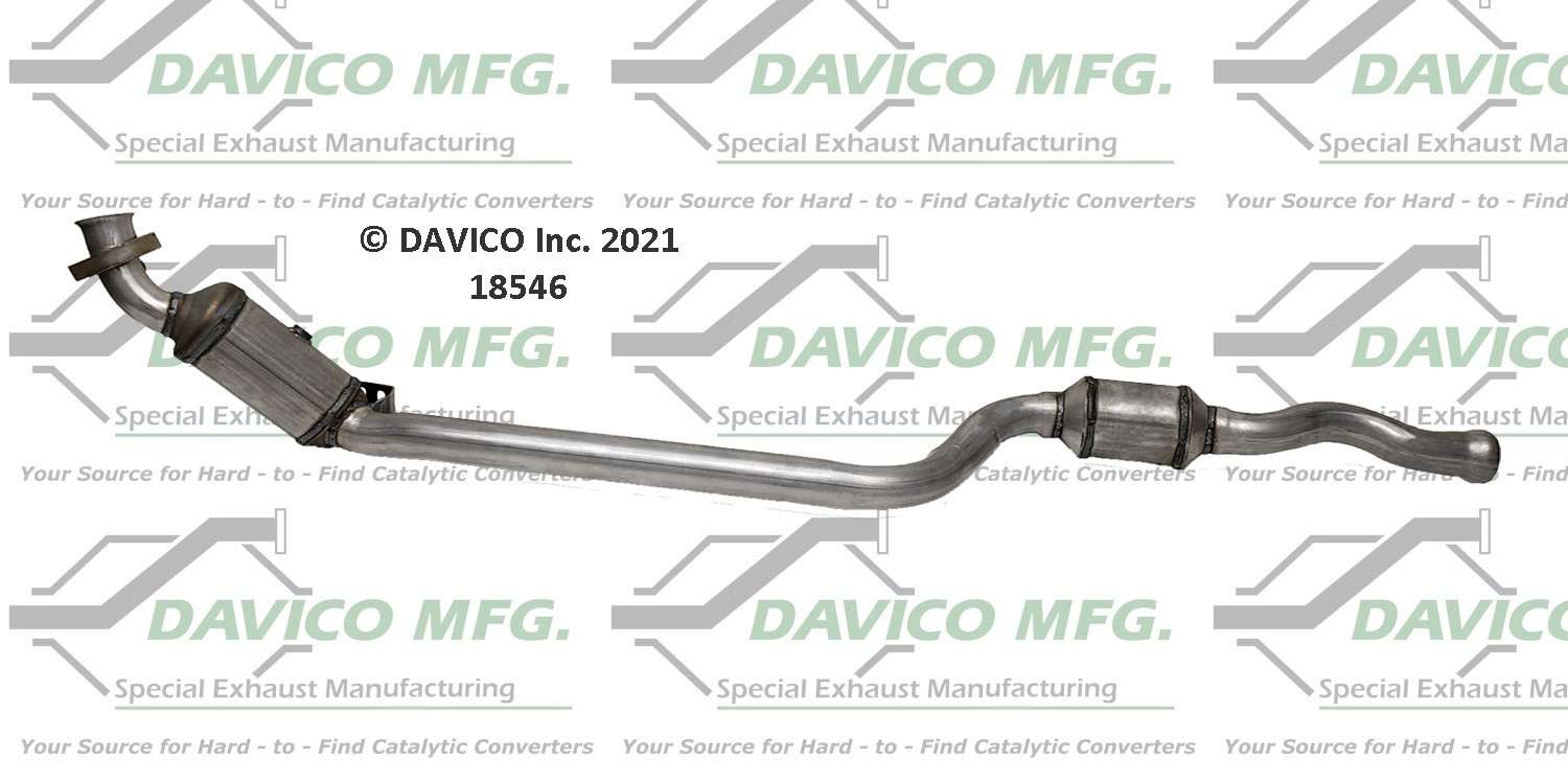 Davico Mfg Exact-Fit Catalytic Converter 18546